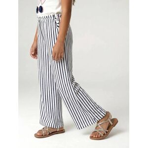 VERTBAUDET Legging ancho de punto a rayas rayas azul VERTBAUDET Legging ancho de punto a rayas rayas azul