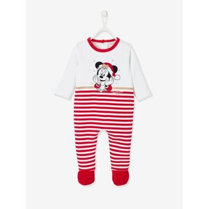 MINNIE Pijama Navidad Disney® Minnie, para bebé niña blanco claro liso con motivos