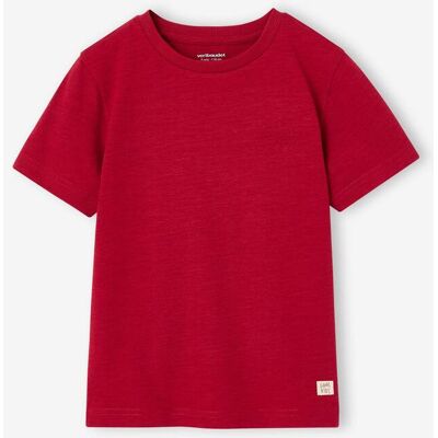 VERTBAUDET Camiseta personalizable de manga corta, para niño rojo VERTBAUDET Camiseta personalizable de manga corta, para niño rojo