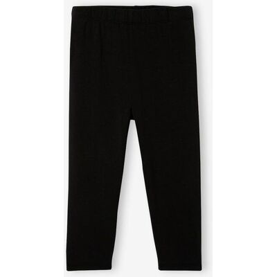 VERTBAUDET Leggings niña hasta media pantorrilla negro claro liso VERTBAUDET Leggings niña hasta media pantorrilla negro claro liso