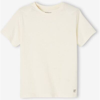 VERTBAUDET Camiseta personalizable de manga corta, para niño blanco VERTBAUDET Camiseta personalizable de manga corta, para niño blanco