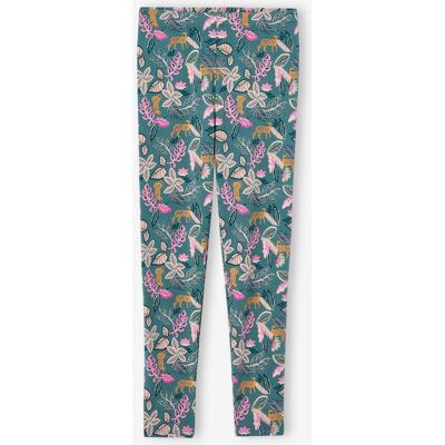 VERTBAUDET Leggings estampados para niña verde estampado VERTBAUDET Leggings estampados para niña verde estampado
