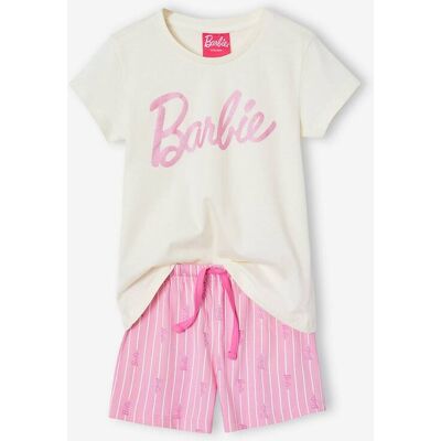 Pijama con short BARBIE® estampado brillante rosa chicle Pijama con short BARBIE® estampado brillante rosa chicle