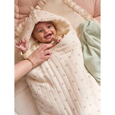 VERTBAUDET Saco de dormir de bebé - Gasa de algodón beige - Saco de dormir para bebé VERTBAUDET Saco de dormir de bebé - Gasa de algodón beige - Saco de dormir para bebé