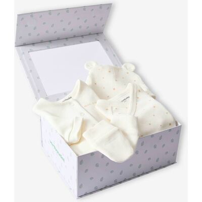 VERTBAUDET Conjunto de 4 prendas para recién nacido, bebé y prematuro crudo VERTBAUDET Conjunto de 4 prendas para recién nacido, bebé y prematuro crudo