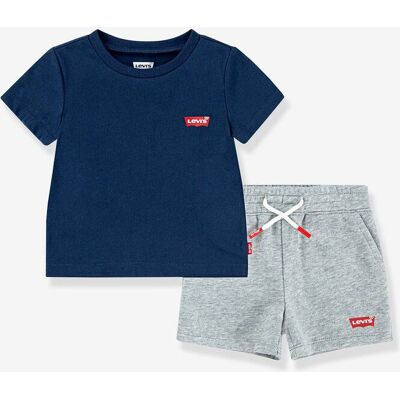 LEVIS KID'S Conjunto camiseta + short Batwing LEVI'S® para bebé azul marino LEVIS KID'S Conjunto camiseta + short Batwing LEVI'S® para bebé azul marino