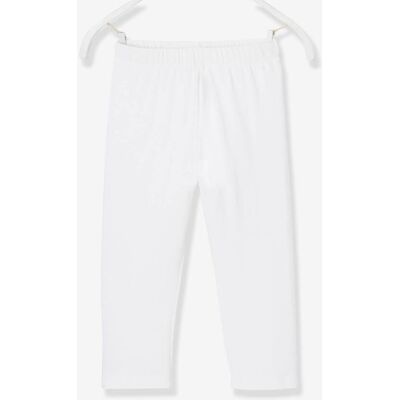 VERTBAUDET Leggings niña hasta media pantorrilla blanco claro liso VERTBAUDET Leggings niña hasta media pantorrilla blanco claro liso