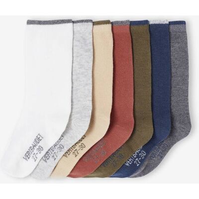 VERTBAUDET Pack de 7 pares de calcetines, para niño gris jaspeado VERTBAUDET Pack de 7 pares de calcetines, para niño gris jaspeado