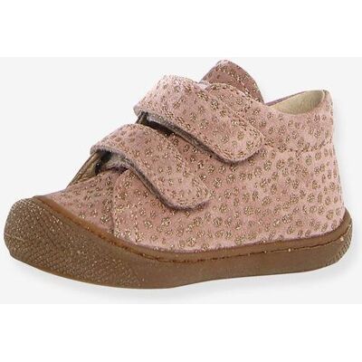 Calzado primeros pasos NATURINO® de ante con estampado estilo poni rosa rosa pálido Calzado primeros pasos NATURINO® de ante con estampado estilo poni rosa rosa pálido