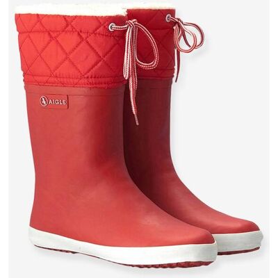 Botas de agua Lolly Pop Giboulée AIGLE® rojo medio liso Botas de agua Lolly Pop Giboulée AIGLE® rojo medio liso