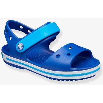 Zuecos Crocband Sandal Kids CROCS™ para niño/a azul medio liso Zuecos Crocband Sandal Kids CROCS™ para niño/a azul medio liso