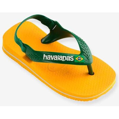 Chanclas Baby Brasil Logo II HAVAIANAS amarillo Chanclas Baby Brasil Logo II HAVAIANAS amarillo