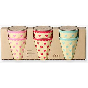 Vasos FAVORITE HEARTS set de 6 250 ml para niños rice multicolor Vasos FAVORITE HEARTS set de 6 250 ml para niños rice multicolor
