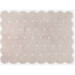 Alfombra de algodón lavable Biscuit con lunares LORENA CANALS beige