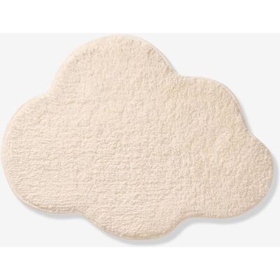 VERTBAUDET Alfombra suave infantil con forma de nube crudo VERTBAUDET Alfombra suave infantil con forma de nube crudo