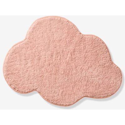 VERTBAUDET Alfombra suave infantil con forma de nube rosa maquillaje VERTBAUDET Alfombra suave infantil con forma de nube rosa maquillaje