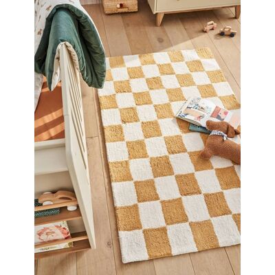 Alfombra rectangular ACHILLE beige - Damero Vertbaudet Alfombra rectangular ACHILLE beige - Damero Vertbaudet
