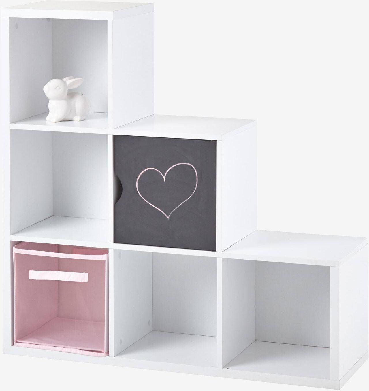 VERTBAUDET Mueble de almacenaje 6 casilleros blanco