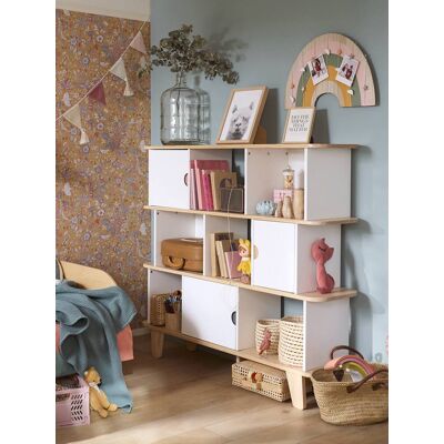 VERTBAUDET Estantería librería Línea Seventies blanco VERTBAUDET Estantería librería Línea Seventies blanco