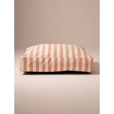 VERTBAUDET Funda de colchón de algodón rectangular rayas blancas VERTBAUDET Funda de colchón de algodón rectangular rayas blancas