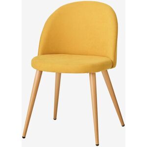 VERTBAUDET Silla de escritorio de primaria Bubble amarillo medio liso