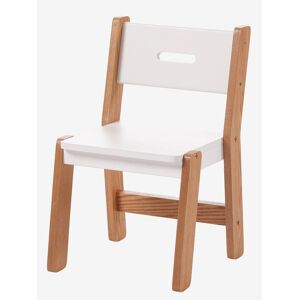 VERTBAUDET Silla escuela infantil, asiento de 30 cm LÍNEA ARCHITEKT blanco claro bicolor/multicolo