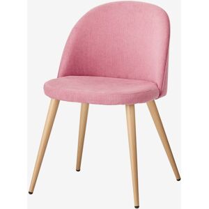 VERTBAUDET Silla de escritorio de primaria Bubble rosa claro liso con motivos