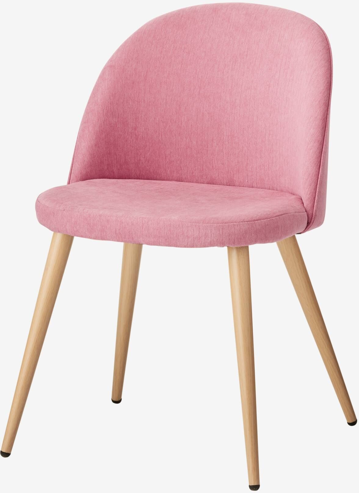 VERTBAUDET Silla de escritorio de primaria Bubble rosa claro liso con motivos