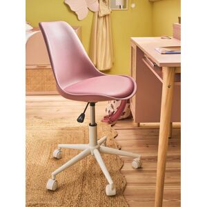 VERTBAUDET Silla de escritorio infantil con ruedas rosa VERTBAUDET Silla de escritorio infantil con ruedas rosa