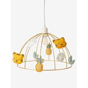 VERTBAUDET Pantalla de lámpara de techo jaula de pájaros Hanói amarillo medio bicolor/multico