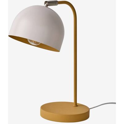 VERTBAUDET Lámpara de mesa de metal bicolor canela VERTBAUDET Lámpara de mesa de metal bicolor canela
