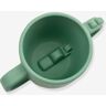 Taza con 2 asas DONE BY DEER Peekaboo Cocodrilo de silicona verde claro liso