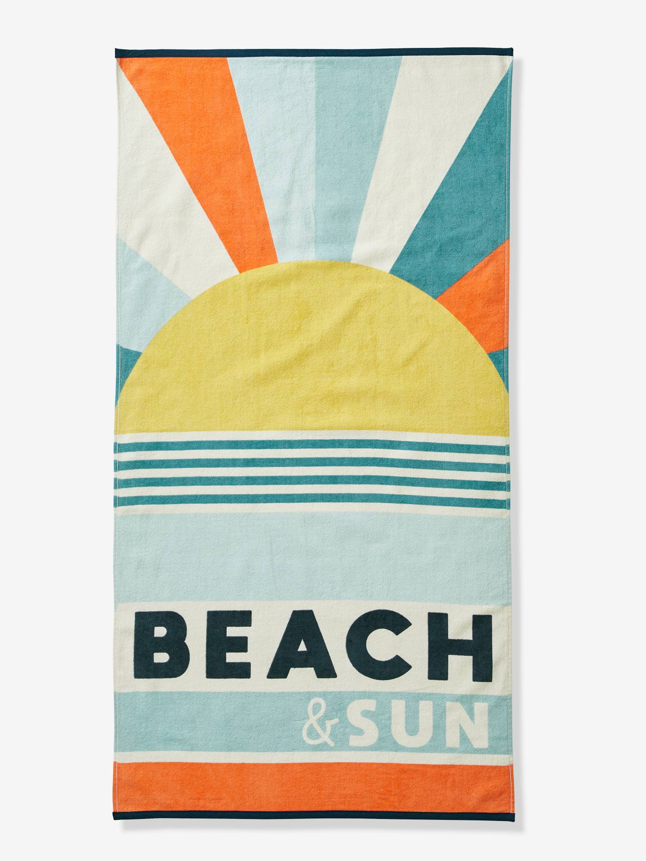 VERTBAUDET Toalla de playa / baño «Beach & Sun» multicolor