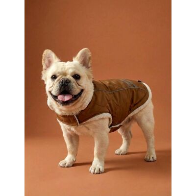 VERTBAUDET Abrigo impermeable para perro caramelo VERTBAUDET Abrigo impermeable para perro caramelo