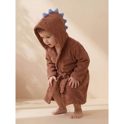 VERTBAUDET Albornoz disfraz para bebé Dinosaurio personalizable camello VERTBAUDET Albornoz disfraz para bebé Dinosaurio personalizable camello
