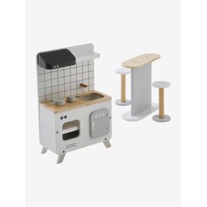 Mobiliario de cocina para muñeca modelo blanco