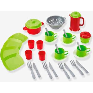 Juego de vajilla con accesorios - 100% Chef - ECOIFFIER verde