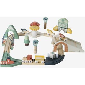 VERTBAUDET Circuito de tren multi-actividades de madera FSC® madera VERTBAUDET Circuito de tren multi-actividades de madera FSC® madera