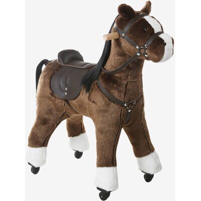 VERTBAUDET Caballo con ruedas de madera FSC® pardo VERTBAUDET Caballo con ruedas de madera FSC® pardo