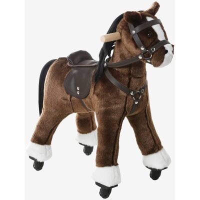 VERTBAUDET Caballo con ruedas de madera FSC® marrón VERTBAUDET Caballo con ruedas de madera FSC® marrón