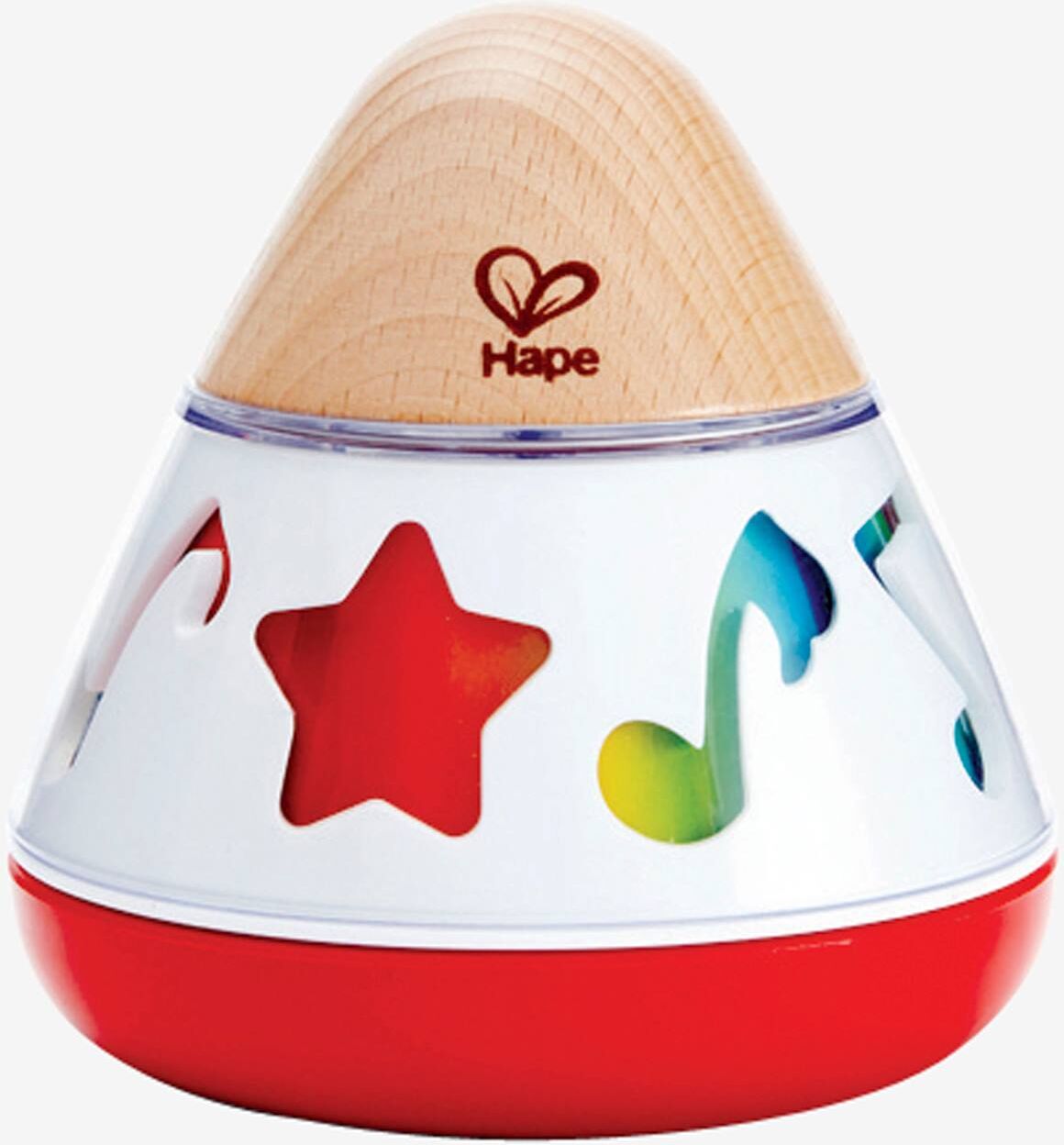 Caja de música giratoria HAPE rojo