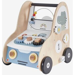 VERTBAUDET Carrito andador con frenos Coche de madera FSC® multicolor