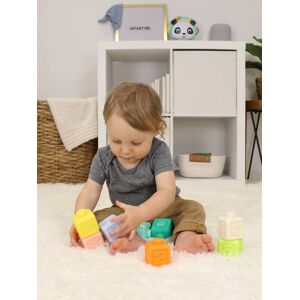 Infantino Cubos apilables multicolor - Cubos apilables para bebés Infantino Cubos apilables multicolor - Cubos apilables para bebés