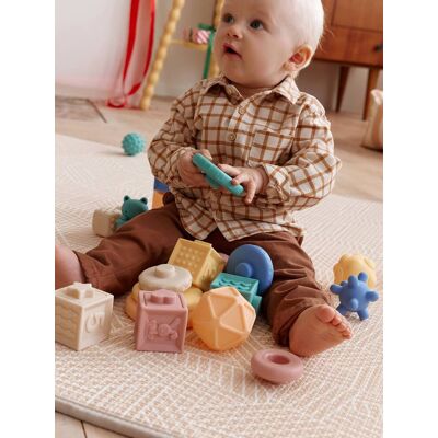 VERTBAUDET Caja sensorial grande de plástico flexible blanco VERTBAUDET Caja sensorial grande de plástico flexible blanco