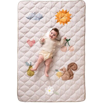 TAF TOYS Alfombra de actividades acolchada XL para recién nacido multicolor TAF TOYS Alfombra de actividades acolchada XL para recién nacido multicolor