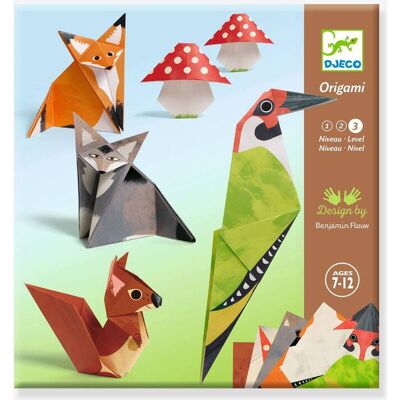 DJECO Origami paseo por el bosque multicolor DJECO Origami paseo por el bosque multicolor