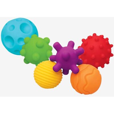 Set de Pelotas Sensoriales Infantino Azul - Juguetes para bebé Set de Pelotas Sensoriales Infantino Azul - Juguetes para bebé