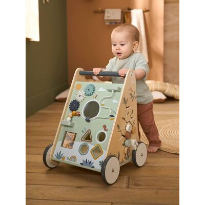 VERTBAUDET Carrito andador con frenos de madera FSC® madera VERTBAUDET Carrito andador con frenos de madera FSC® madera