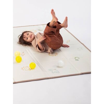 TAF TOYS Alfombra de espuma con bordes Essentiels beige TAF TOYS Alfombra de espuma con bordes Essentiels beige