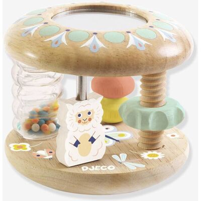 Sonajeros BabyTutti de madera DJECO beige Sonajeros BabyTutti de madera DJECO beige